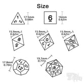 Ethereal Warpstorm Dice Set - Fat Dwarf